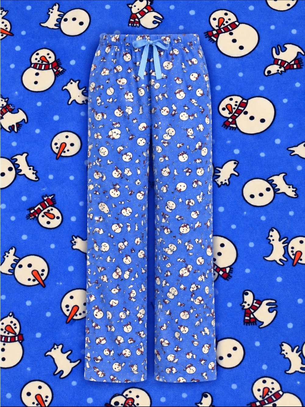 LandsEnd Women's Print Flannel Pajama Pants 100% COTTON FLANNEL with pockets!